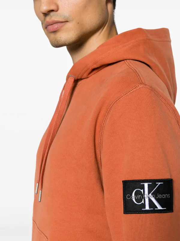 Calvin klein hoodie discount orange