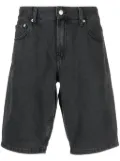 Calvin Klein Jeans logo-patch denim shorts - Black