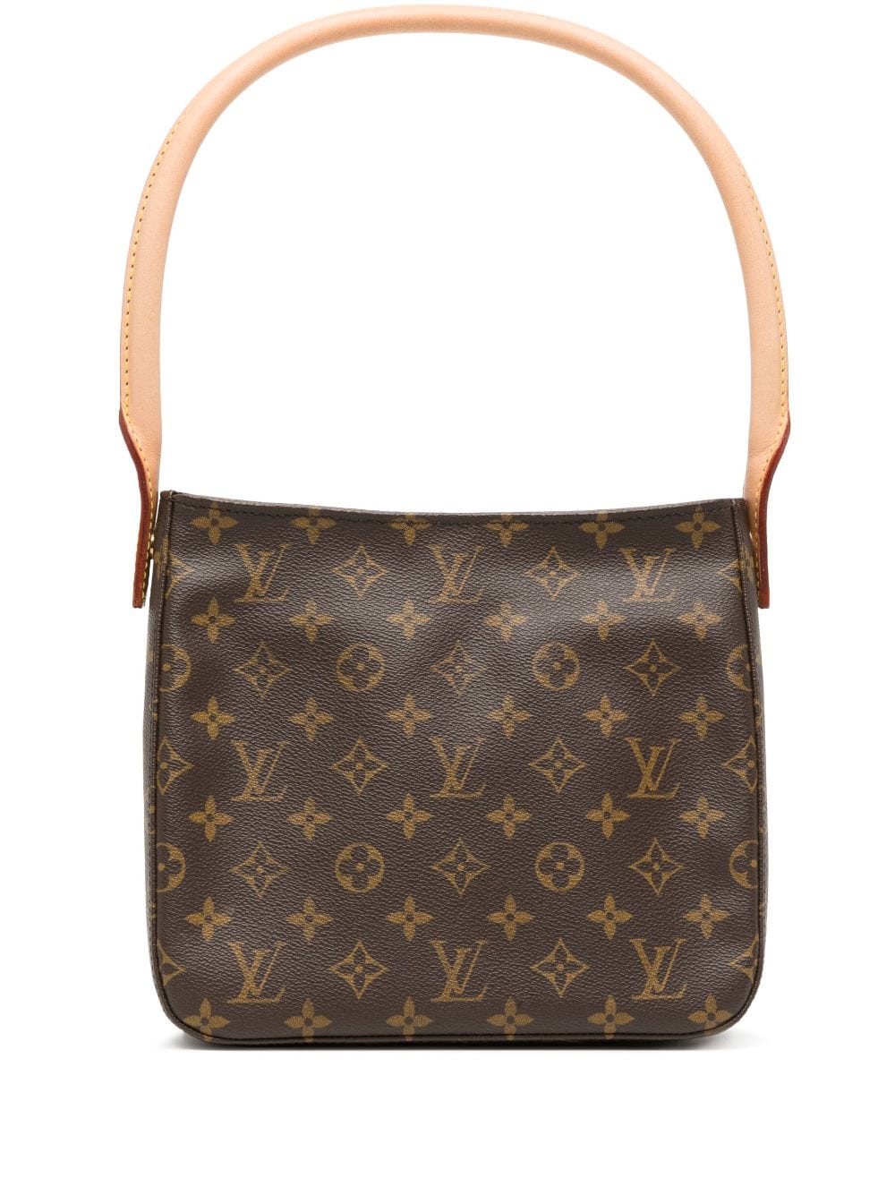 Pre-owned Louis Vuitton 2002  Looping Mm Shoulder Bag In Brown