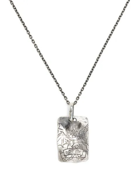 Yohji Yamamoto collier à pendentif médaillon
