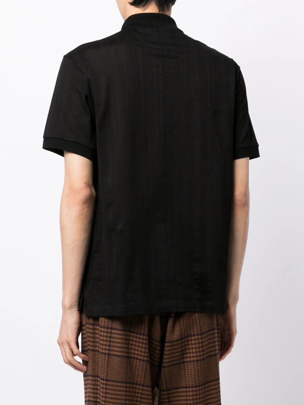 Striped Organic-Cotton Polo Shirt