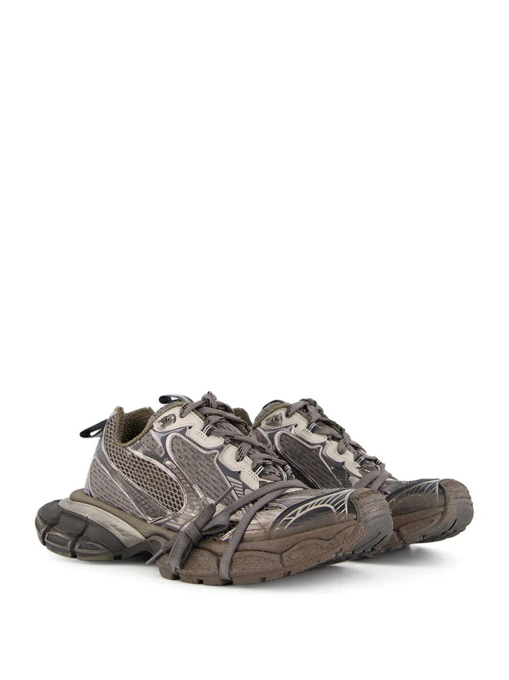 Balenciaga 3XL パネル スニーカー | ブラウン | FARFETCH JP