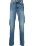 Calvin Klein Jeans logo-patch slim-cut jeans - Blue
