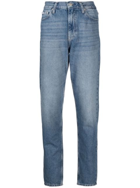 Calvin Klein Jeans high-rise cotton mom jeans