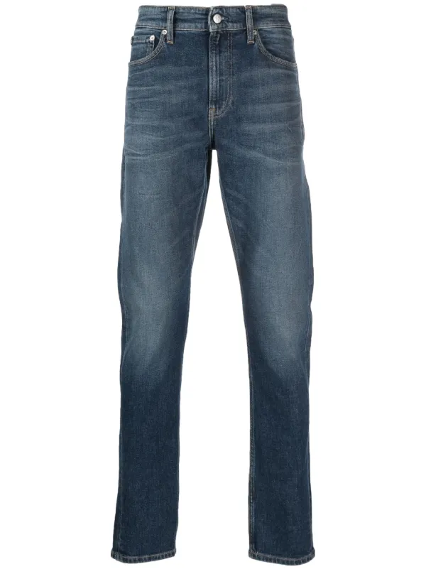 Calvin Klein Jeans straight leg Washed Jeans Blue FARFETCH ZA