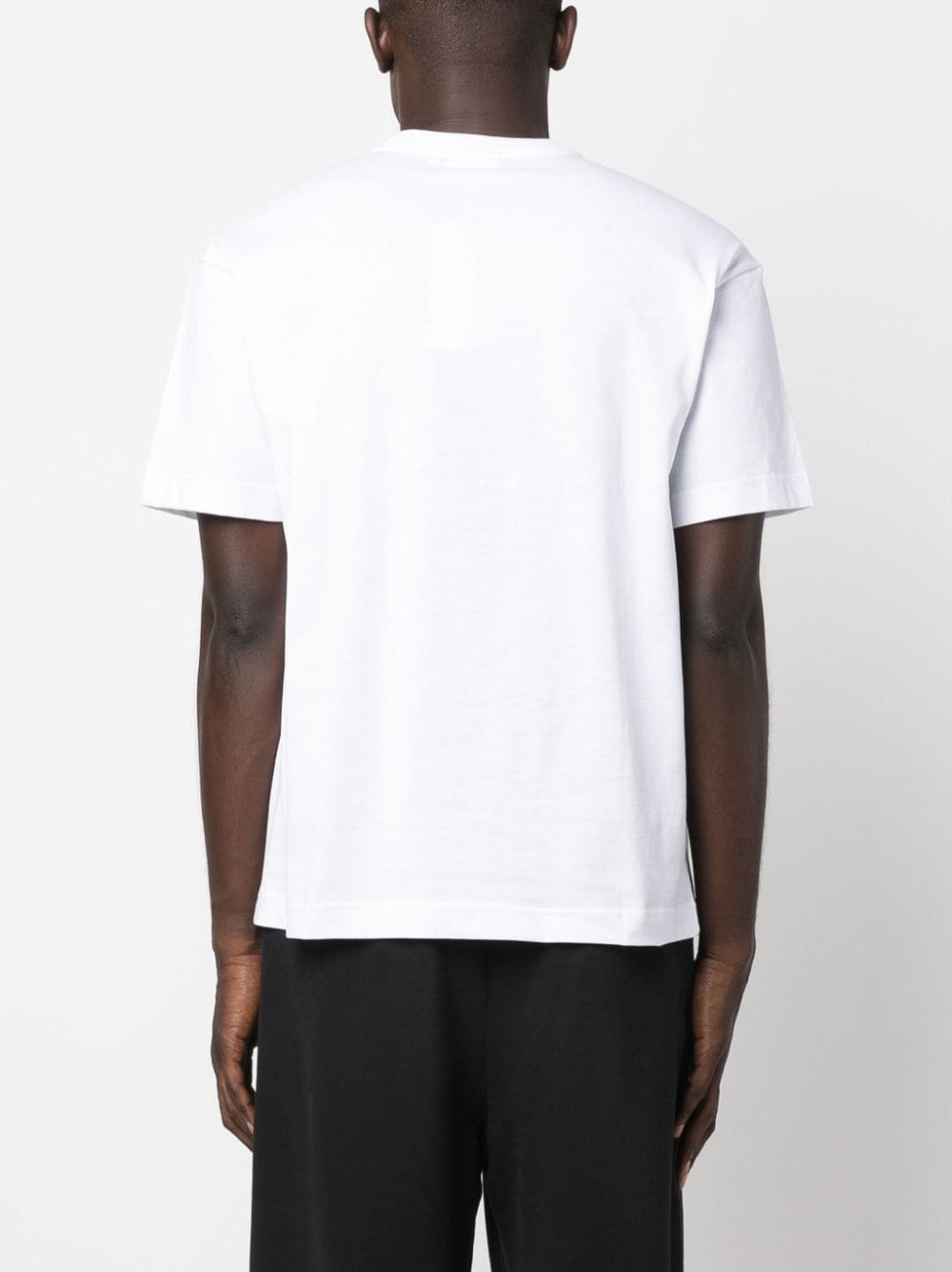 Shop Calvin Klein Photograph-print Crew-neck T-shirt In White