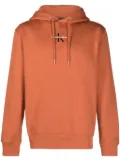 Calvin Klein Jeans Monologo logo-print hoodie - Orange