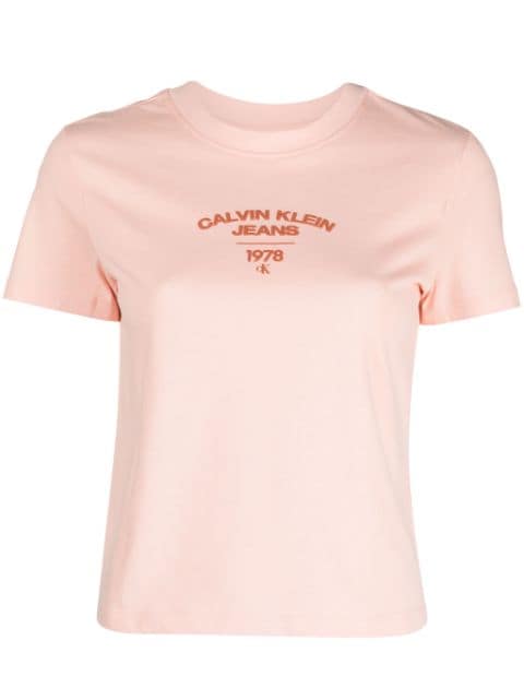Calvin Klein Jeans Varsity logo-print cotton T-shirt