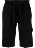 Calvin Klein Jeans logo-badge track shorts - Black