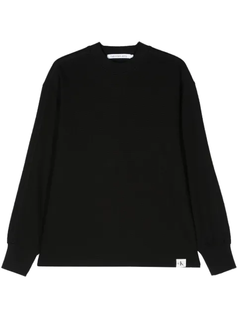 Calvin Klein Jeans suéter holgado Waffle