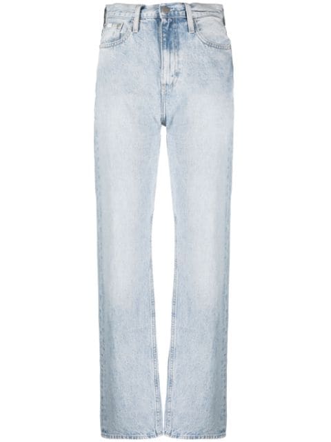 Calvin Klein Jeans high-rise straight-leg jeans 