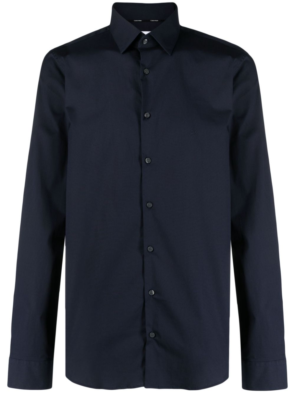 Calvin Klein button-up poplin shirt - Blue