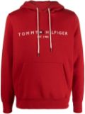 Tommy Hilfiger logo-embroidered hoodie