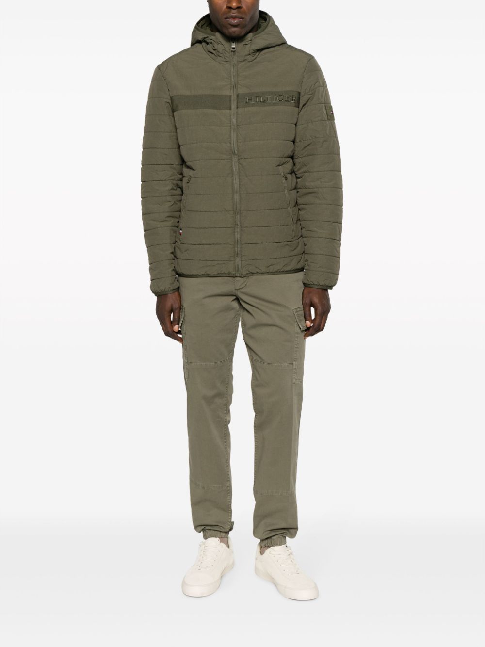 Tommy Hilfiger Chelsea gabardine cargo trousers - Groen