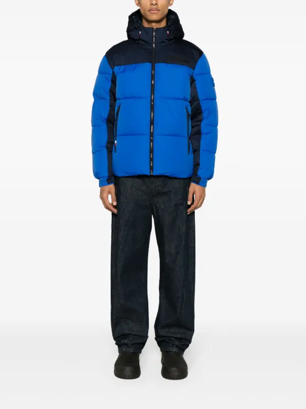 Tommy hilfiger blue puffer jacket new arrivals