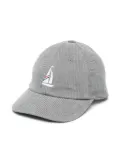 Thom Browne Kids logo-embroidered cotton cap - Grey