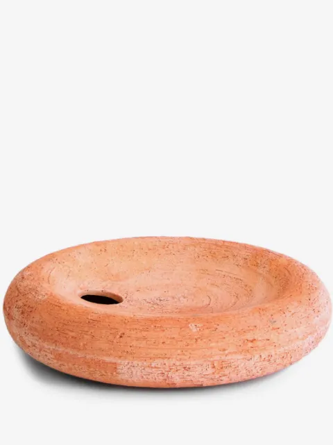 Origin Made large Salt clay vase (6,5cm)