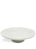 Marsotto Edizioni Pattern 1 circular-design tray - White
