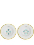 Reflections Copenhagen Guia porcelain plate (set of two) - White