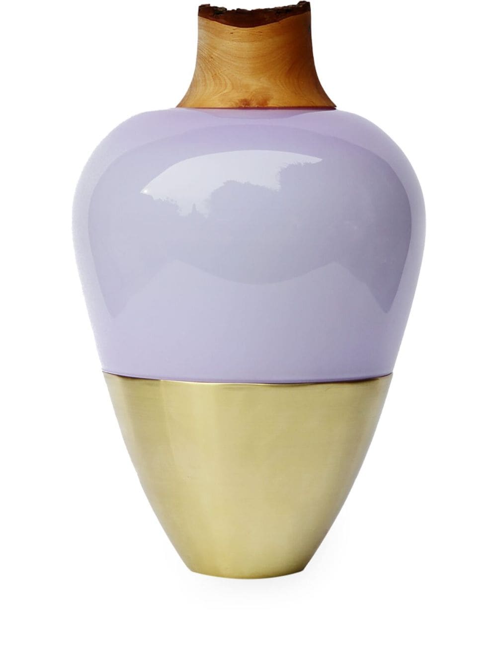 Utopia & Utility Lavender India 1 geometric-body vase (38cm) - Purple