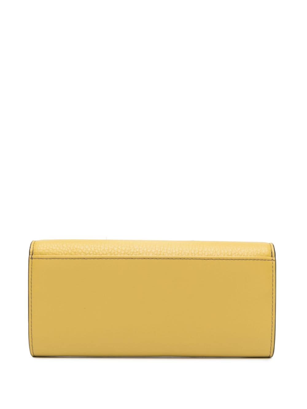 Shop Furla Xl Primula Continental Leather Wallet In Yellow
