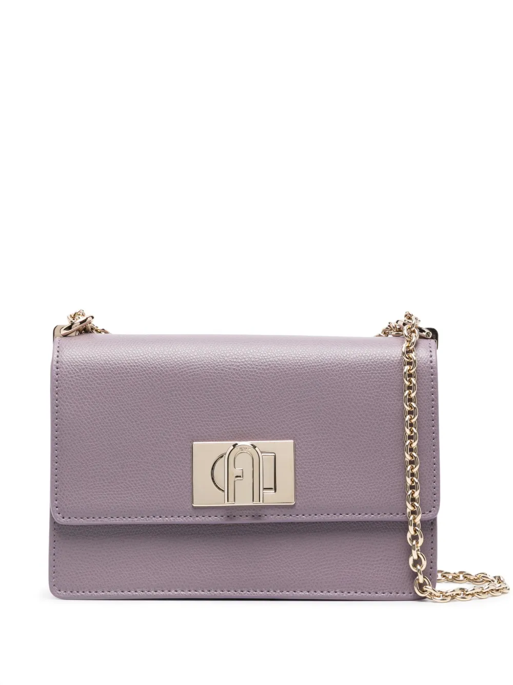 Furla 1927 Mini Leather Crossbody Bag In Purple