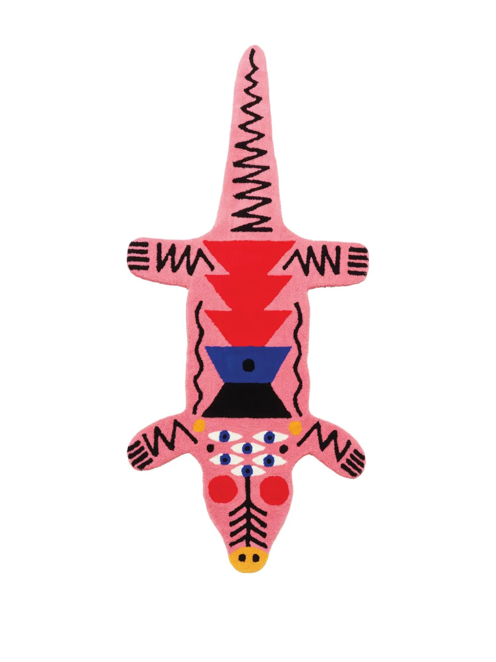 Qeeboo large Oggian crocodile shape carpet | Rugs | Image 2