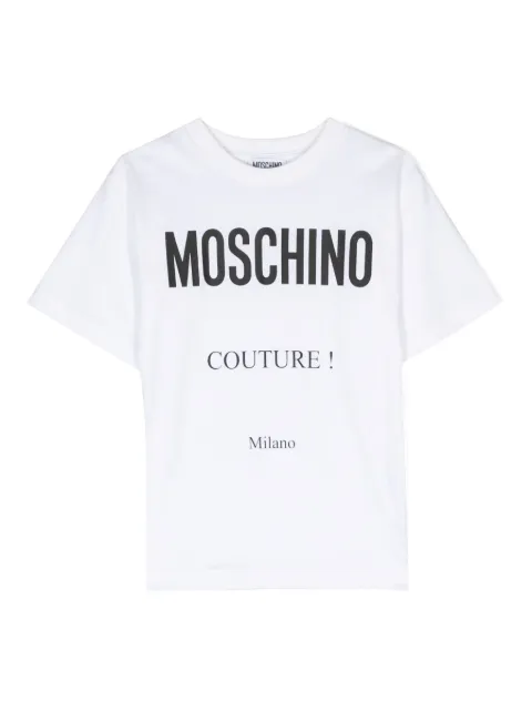 Moschino Kids logo-print cotton T-shirt