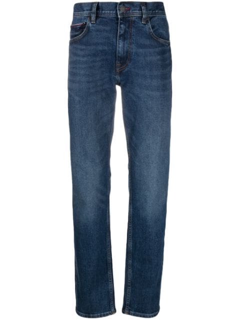 Tommy Hilfiger mid-rise straight-leg jeans