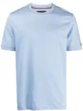 Tommy Hilfiger logo-embroidered cotton T-shirt - Blue