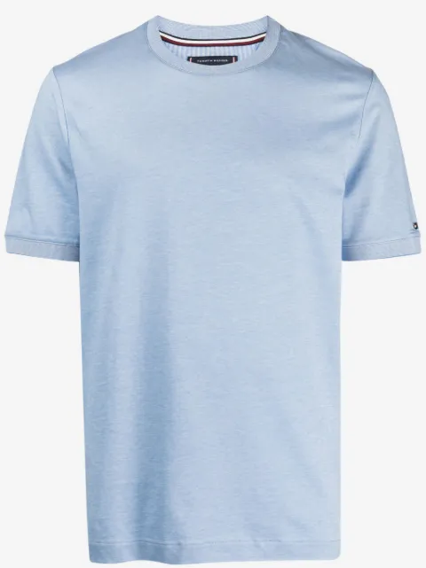 Tommy Hilfiger logo-embroidered cotton T-shirt