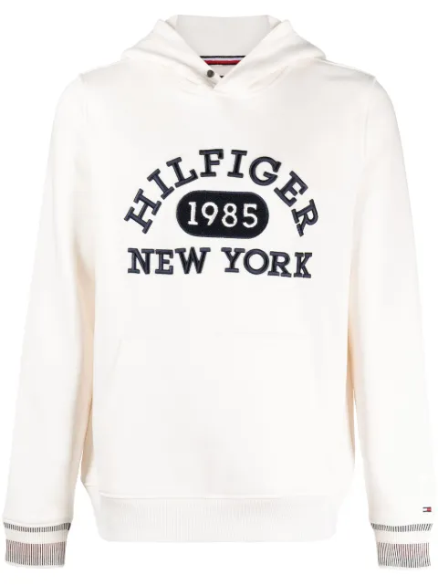 Tommy Hilfiger hoodie en coton à logo brodé