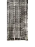 The House of Lyria Rottweiler plaid-check throw - Black