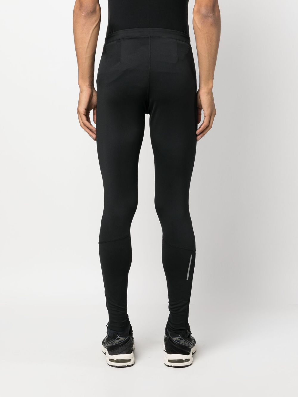 Shop Nike Challenger Dri-fit Running Leggings In Black