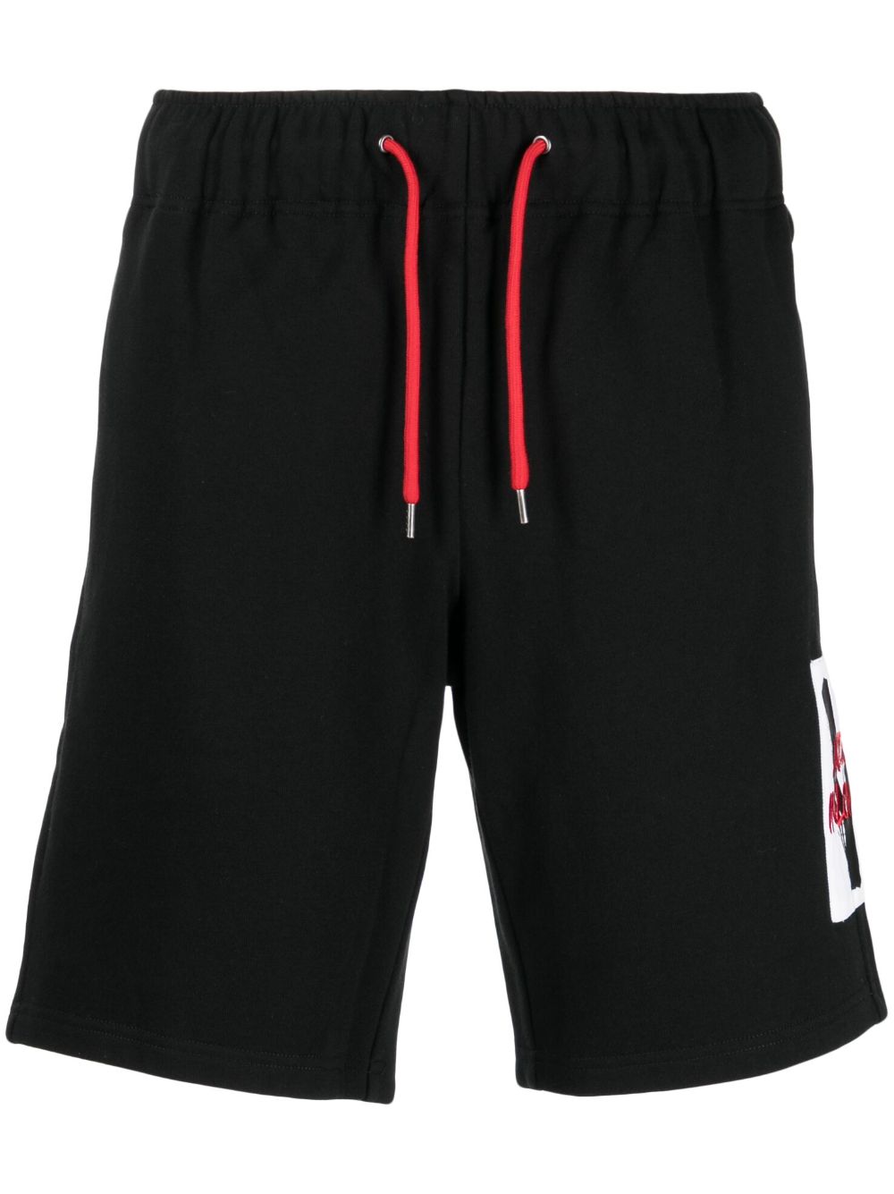 PORTS V LOGO-PATCH JERSEY TRACK SHORTS 