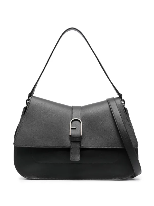 Furla black and online white bag