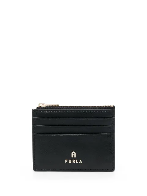 Furla logo-plaque leather wallet