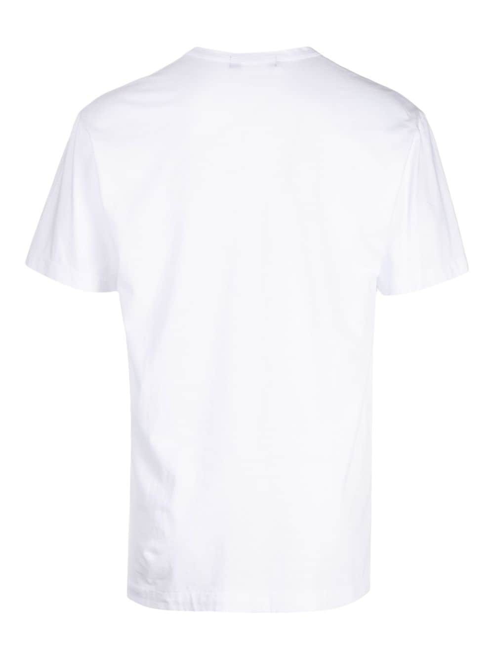 Comme des Garçons Homme Deux T-shirt met grafische print Wit