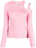Blumarine cut-out ribbed jumper - Pink