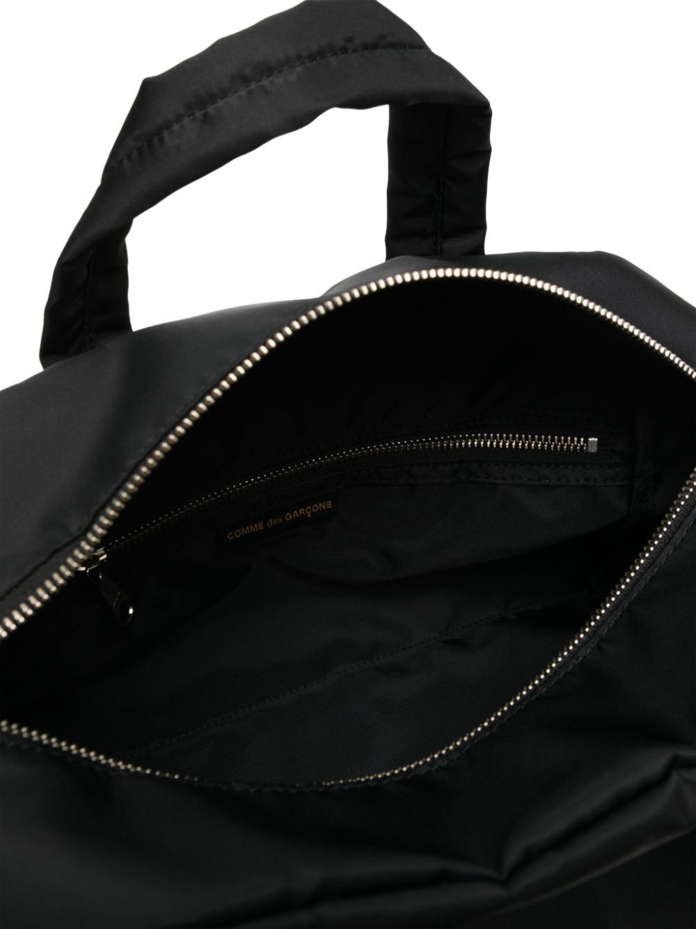 Shop Comme Des Garçons Zipped Tote Bag In Black