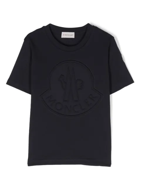 Moncler Enfant logo-embossed cotton T-shirt