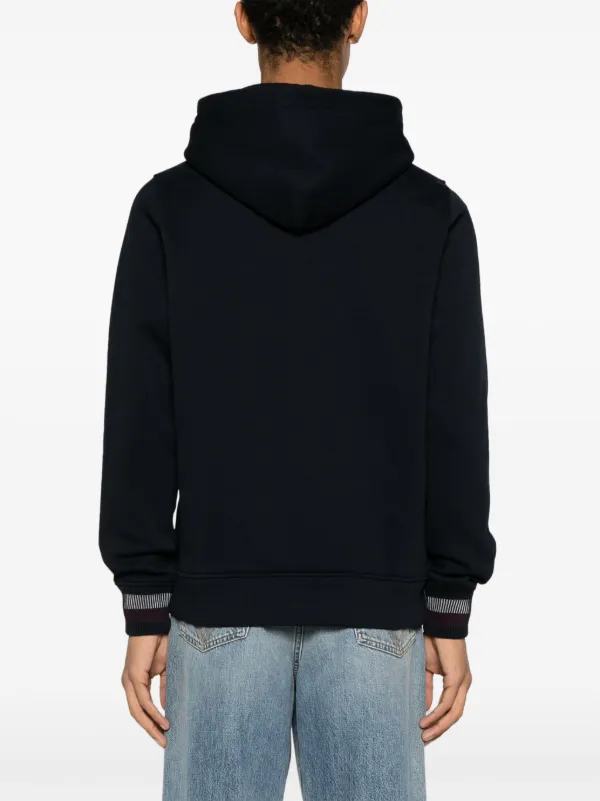 Tommy Hilfiger embroidered logo Cotton Hoodie Farfetch