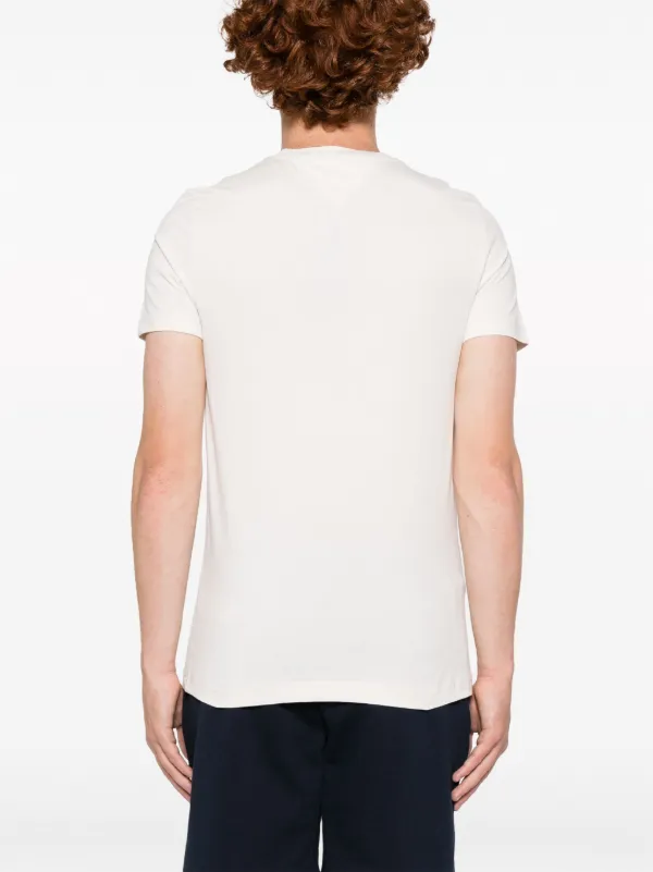 Plain white tommy sales hilfiger t shirt