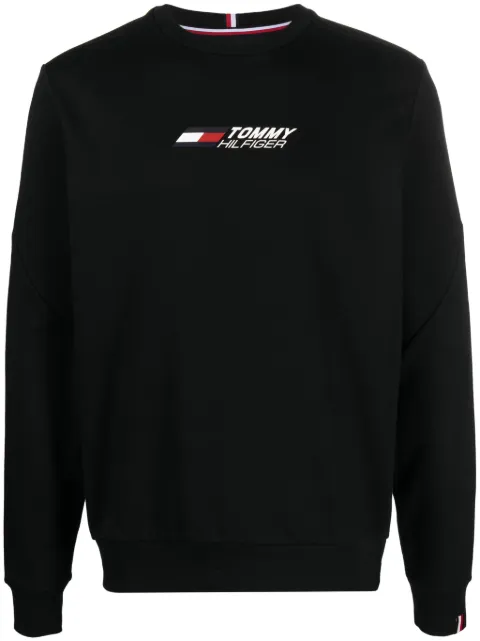 Tommy Hilfiger logo-print cotton sweatshirt