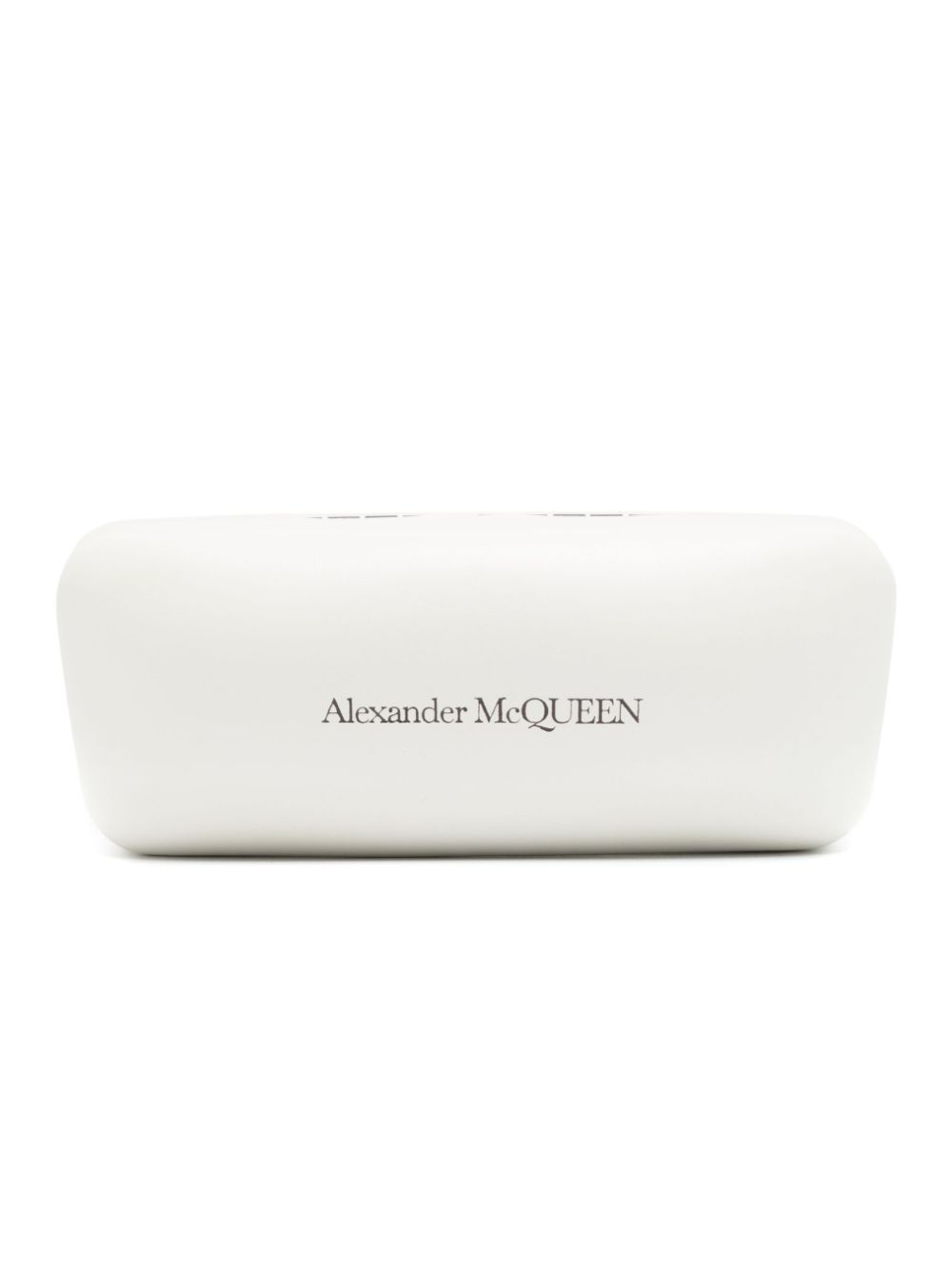 Alexander McQueen Eyewear logo-engraved rectangular-frame sunglasses Men