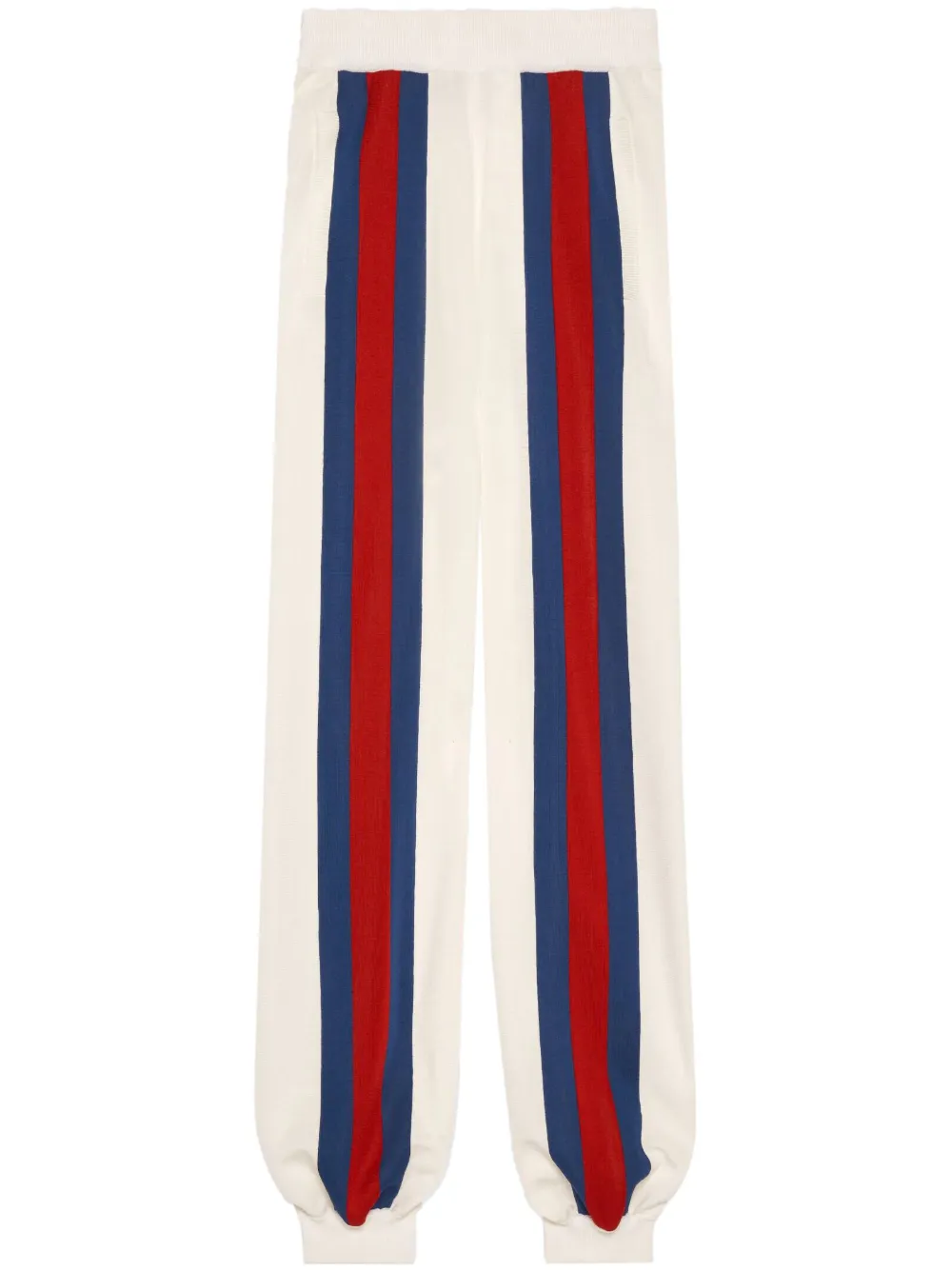 Gucci Web stripe detail Panelled Track Pants White FARFETCH AE