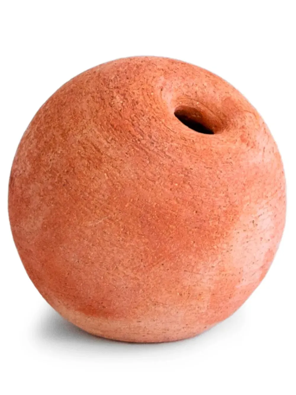  Origin Made Small Salt Clay Vase (12cm) - Orange 