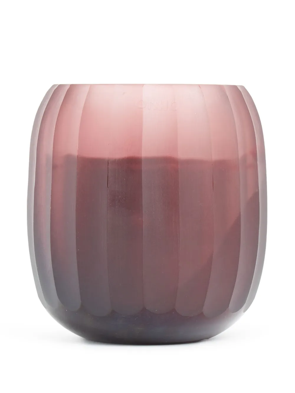 Onno Ruby Glass Candle In Pink