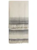 The House of Lyria Immensitá linen bath towel - Neutrals