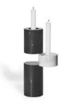 Marsotto Edizioni Slide geometric-body candleholder - White